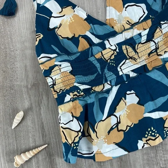 🔆ROXY🔆SIMPLE BLOSSOM PRINT TOP - Picture 12 of 15